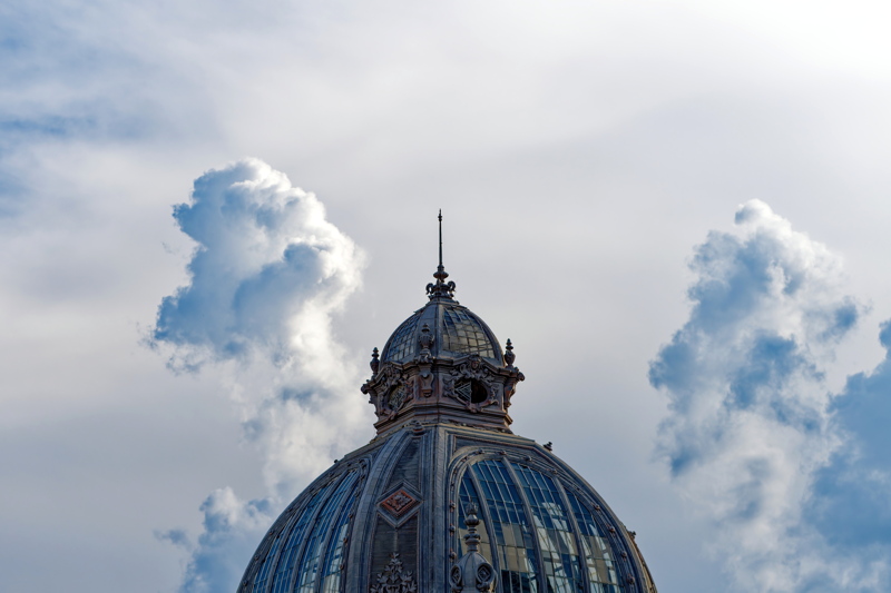 30 - The dome of the CEC Palace in Bucharest, Romania